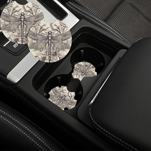 Portavasos para carro 2 piezas antideslizantes de goma miniatura 1