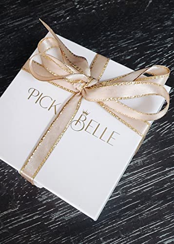 14K Gold Picklebelle The Volley Plus Crystals Charm Necklace in 925 Sterling Silver, Sterling Silver, Cubic Zirconia 6