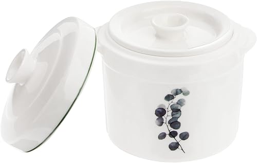 Cabilock Juego de utensilios de cocina, 1 unidad, olla de estofado de nido de pájaro, juego de tazones de fideos ramen de porcelana, cuenco de huevo