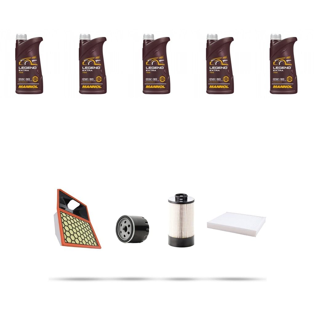 Kit tagliando 4 FILTRI e 5L OLIO M compatibile con Iveco Daily VI 35C 12 2.3 E6 85KW dal 2016