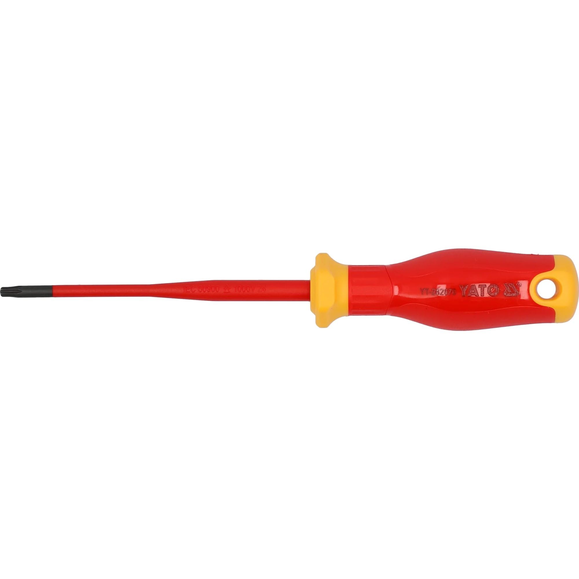 Mamuth Wild Nature Extra Slim Insulated Torx Screwdriver T15 X 100 Mm, Ergonomic Slim Design, High Voltage Up To 1000 V, Steel S2, Non-Slip Handle