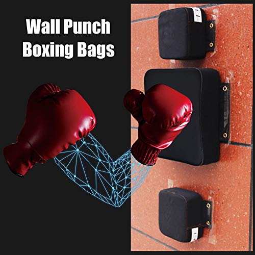 CHICIRIS Boxwand-Boxsack, Hochfester Boxkämpfer, Fitness-Wand-Boxsack, Training, Quadratischer Fokus, Ziel, Weiche Unterlage