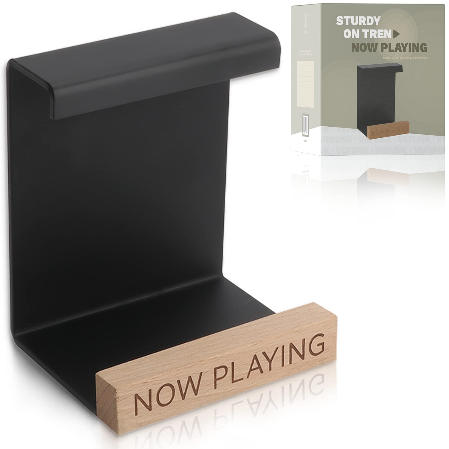 Buy Vefunk Now Playing Vinyl Record Stand for Records with Wall