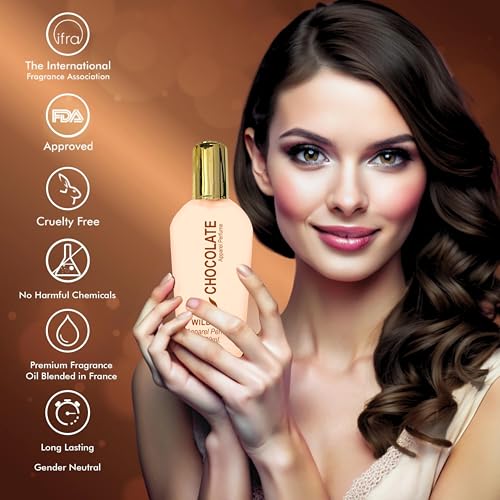 Image of Wildplay Chocolate Spray Perfume for Men & Women - Sweet, Warm & Inviting Unisex Fragrance with Rich Cocoa Notes, Long-Lasting Scent, Perfect for Everyday & Gifting (30ml)