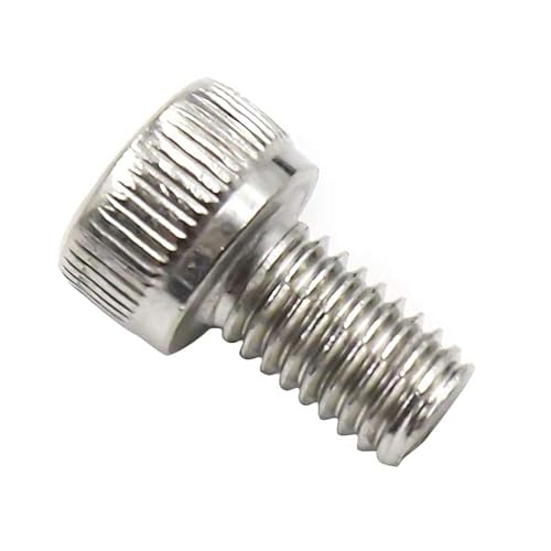 Miniatura 10 de Hxchen M6x16 - Tornillos de cabeza hueca de rosca completa, llave Allen, acero inoxidable 304, acabado brillante, (20 piezas)