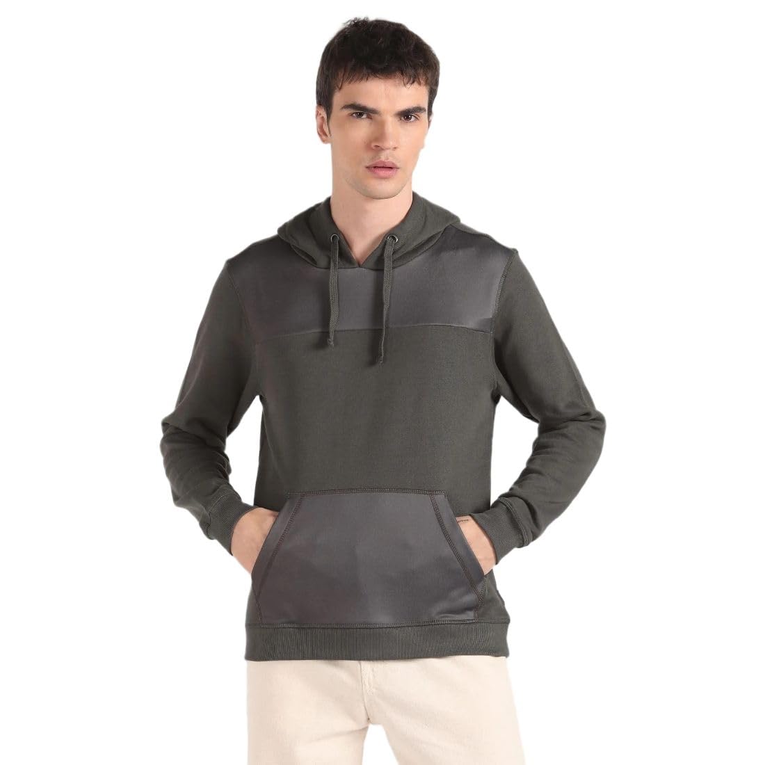 flying machine Men's Regular Fit Sweatshirt| Colour Blocked-picture-23