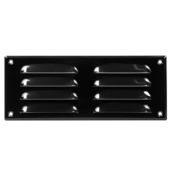 Buy 9x3 in. Black Steel Vent Cover Air Return Grille Sidewall and