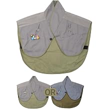 Interactively Play Parrot Shoulder Protector Neck Guard Pet Bird Parakeets Shawl Anti-Scratch Multifunctional Shawl - 1Pcs Grey-Regular