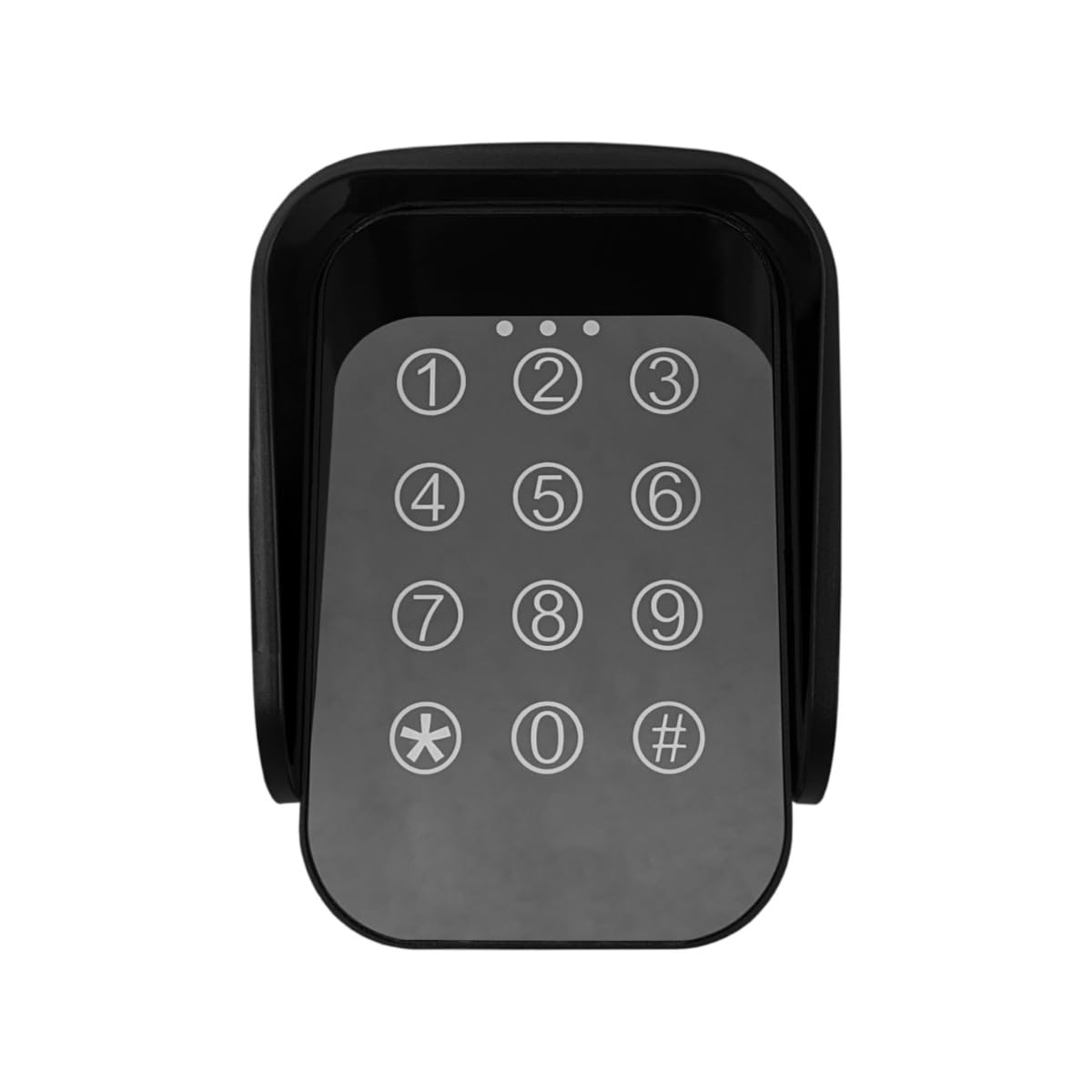 Tastiera wireless per l'apertura del cancello a battente cicalino retroilluminato Blocco di sicurezza Distanza 50 metri Kit di montaggio a parete GRATUITO Indicatori LED 120 mm H x 91 mm L x 78 mm P
