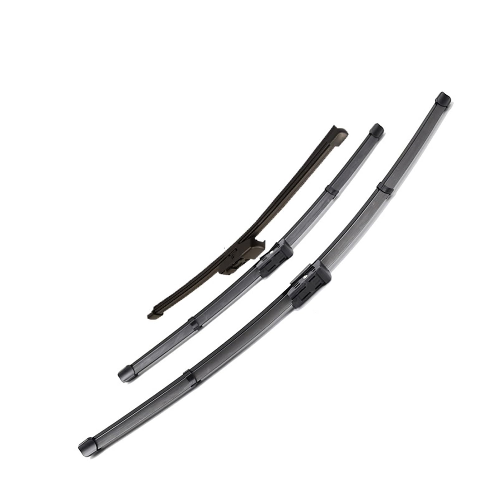 Parabrisas Cepillos Lluvia 3 Uds Limpiaparabrisas Trasero Delantero Indshield Limpiaparabrisas para VW para Golf 7 MK7 2012 2013 2014 2015 2016 2017 2018 LHD 26 "18" 11