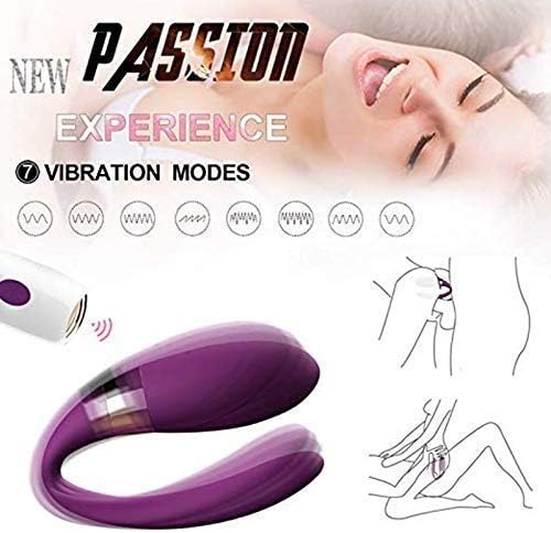 Waterproof with Quiet Dual Vibration Modes, XSEXO Toy with Magnetic Rechargeable Design for Couple Play,Wireless Remote