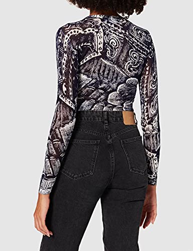 Desigual TS_Eden T-Shirt, Blu, M Donna