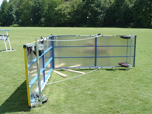 DogSport Rubber Surface Dog Agility A-Frame (9'), On-Wheel Interface Ready, Blue