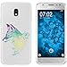 Produktbild PhoneNatic Case kompatibel mit Samsung Galaxy J3 2017 Silikon-Hülle Floral Fuchs M1-4