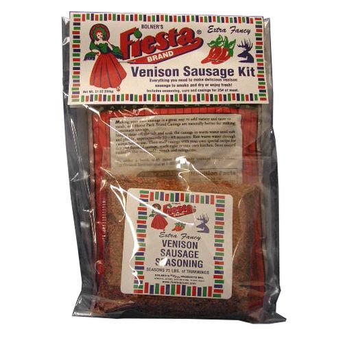 Bolner Fiesta Brand Venison Sausage Kit Everything Else