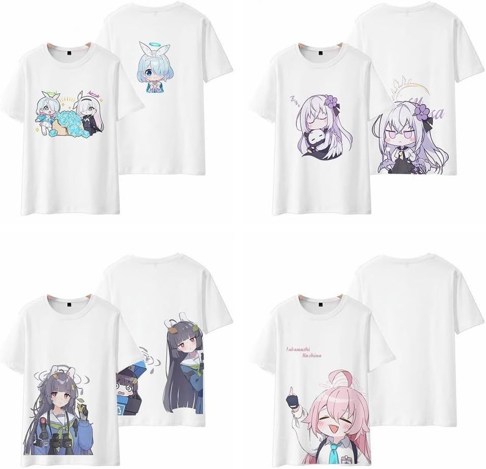 archive tシャツ Amazon.co.jp: HDFC Blue Archive Arona Takanashi Hoshino Hina