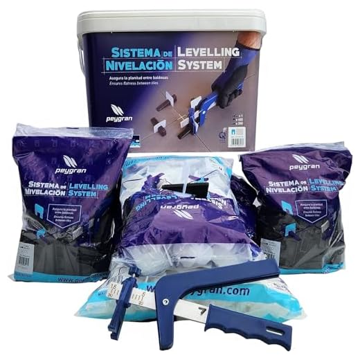Peygran Tile Leveling System Super KIT 1/8 (3MM) Includes Pliers/Tool, 400 Clips, 200 Wedges and Handy, Durable Bucket. Lippage Free and Perfect Tile Installation for Professionals and DIYs.