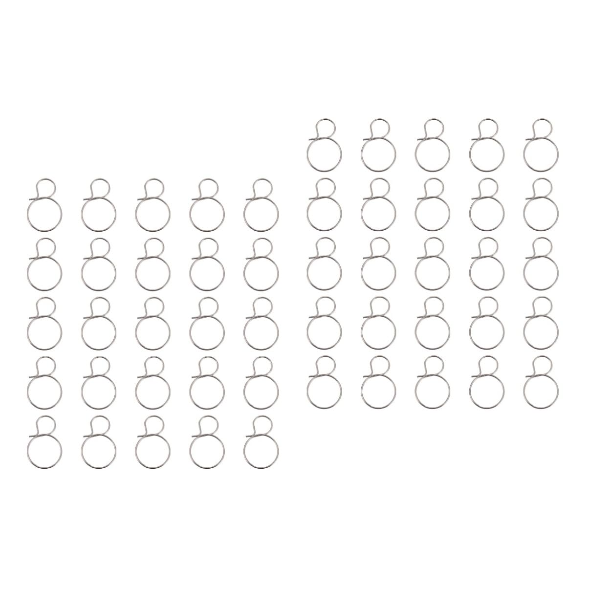 UKCOCO 80pcs Metal Chandelier Connectors Clips Fastening Pins for Pendant Light Replacement Parts for Ceiling Light Fixtures