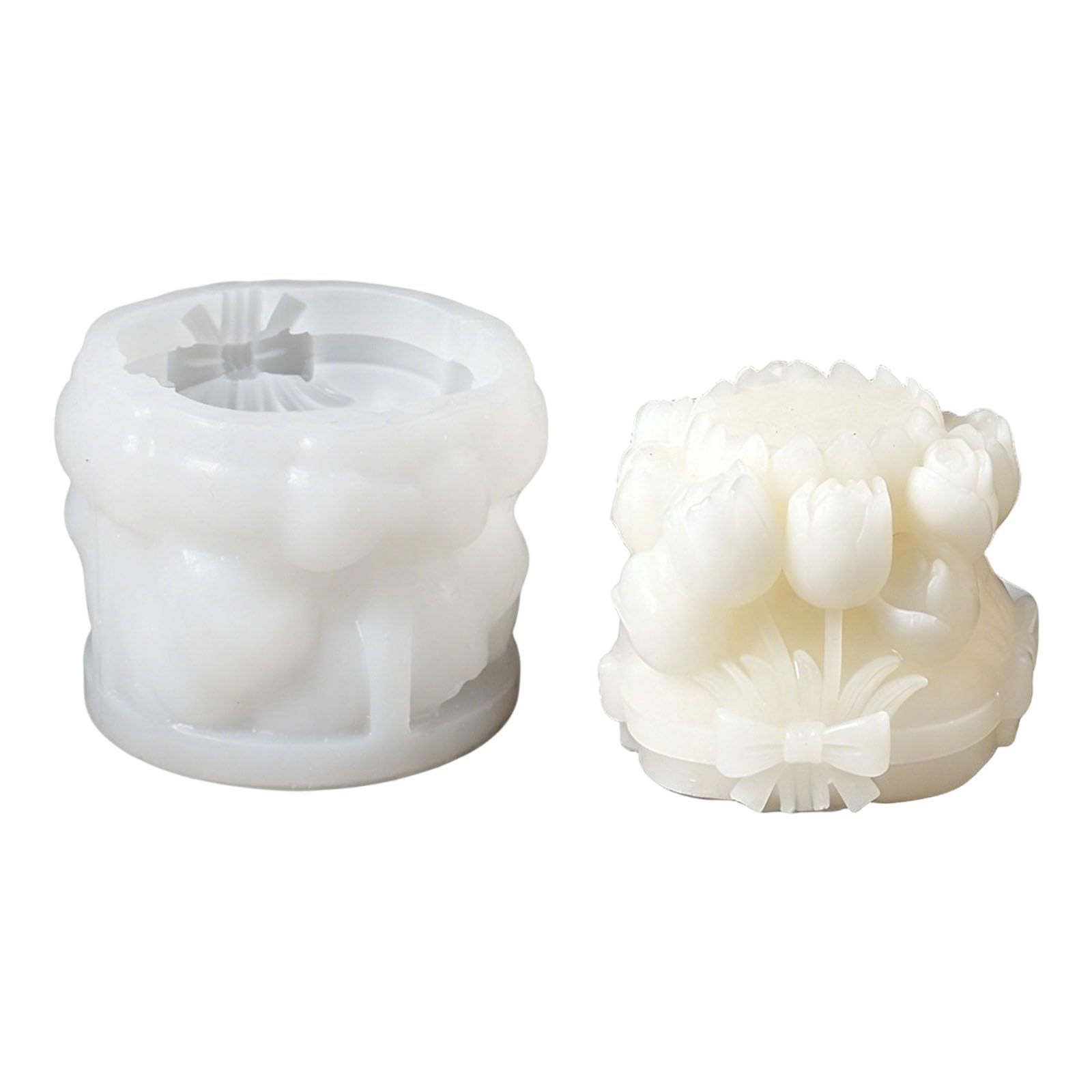 Msioytog B Silicone For Tulips Ouquet Flower Designs For Crafting And Home Decoration Holiday Decoration
