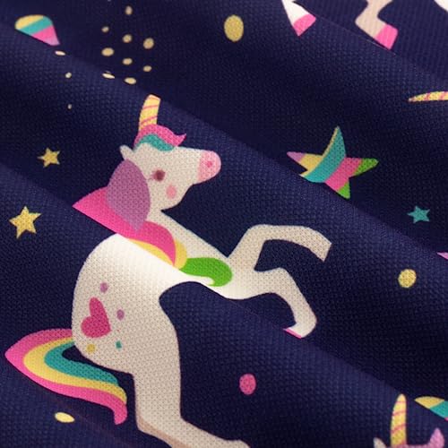 Image of WELAKEN Girls and Toddlers' Pullover Printed Hoodie Sweatshirt with Kangaroo Pocket