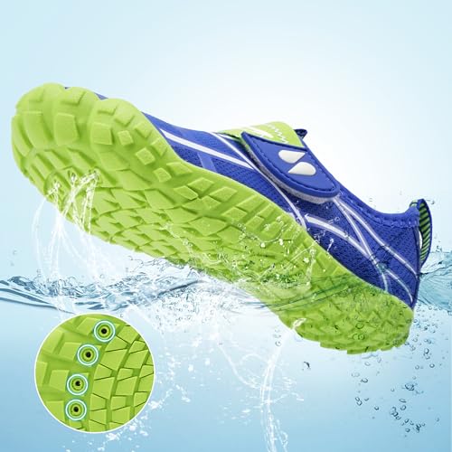 Stelle Kids Water Shoes Wide Toe Box Quick Dry Barefoot(Blue,3ML) by Stelle - Used condition - Image 3