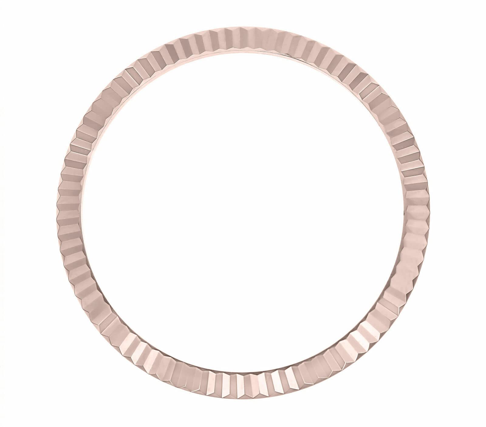 Ewatchparts Rose Gold Fluted Bezel Compatible With Rolex President Day-Date 118135, 118205, 118235, 1183