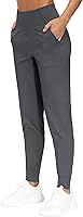The Gym People Women's Tapered Joggers: Lightweight Athletic Leggings with Pockets for Yoga, Running, Workout & Lounge