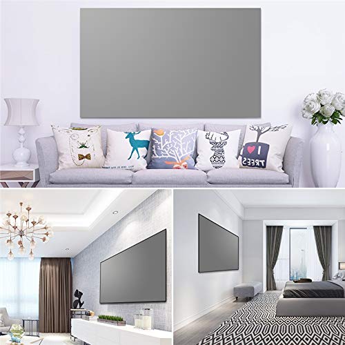 Pantalla para proyector 84 pulgadas alta brillante miniatura 4