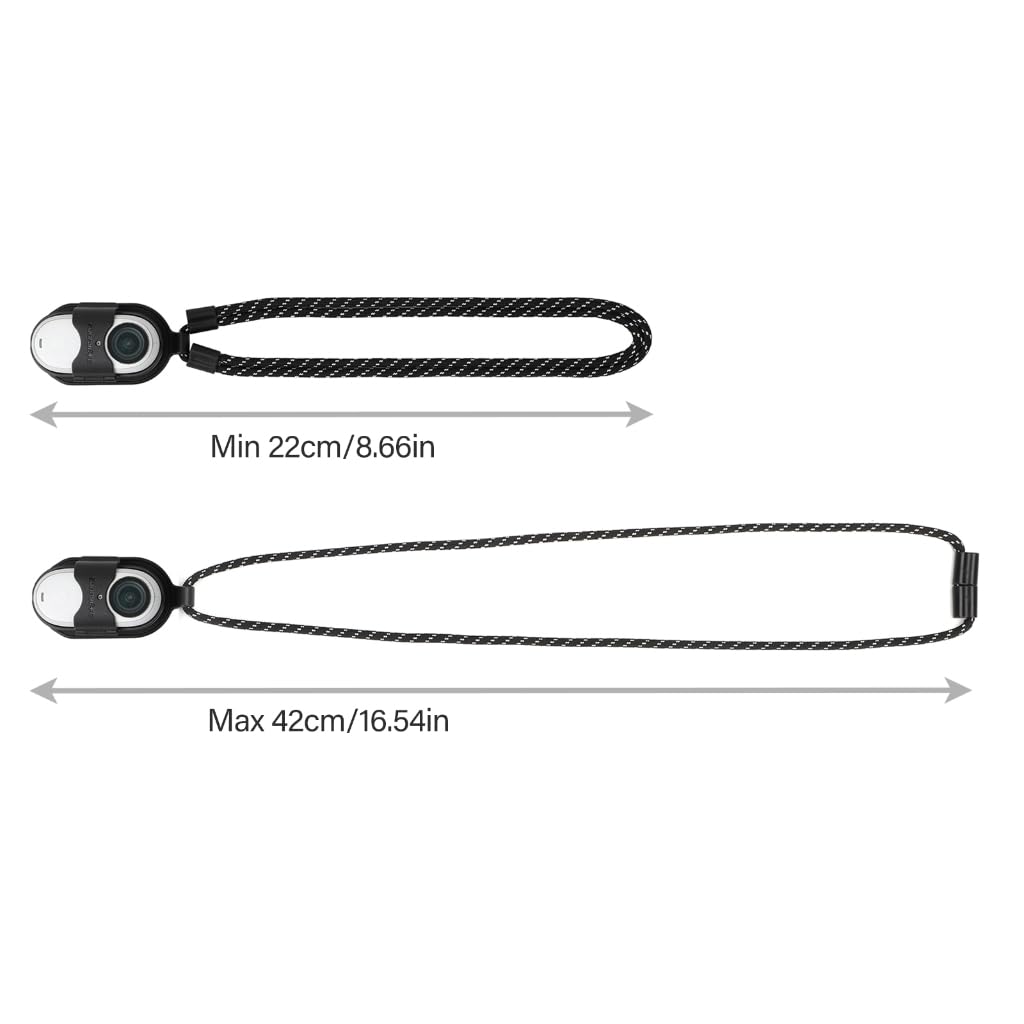 XAGMODSHN Support de cou magnétique pour caméra GO 3 - Pratique et flexible - Support magnétique de poitrine avec réglage de 22 à 42 cm