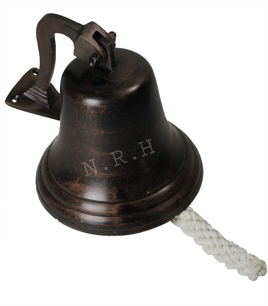 Campana vintage da appendere a forma di nave, 15,2 cm
