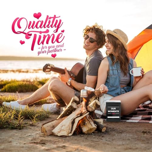 Image of Awestuffs Family Board Games For Adults - Ages 18 And Up, 2+ Players (Our Moments Couples), Multicolor