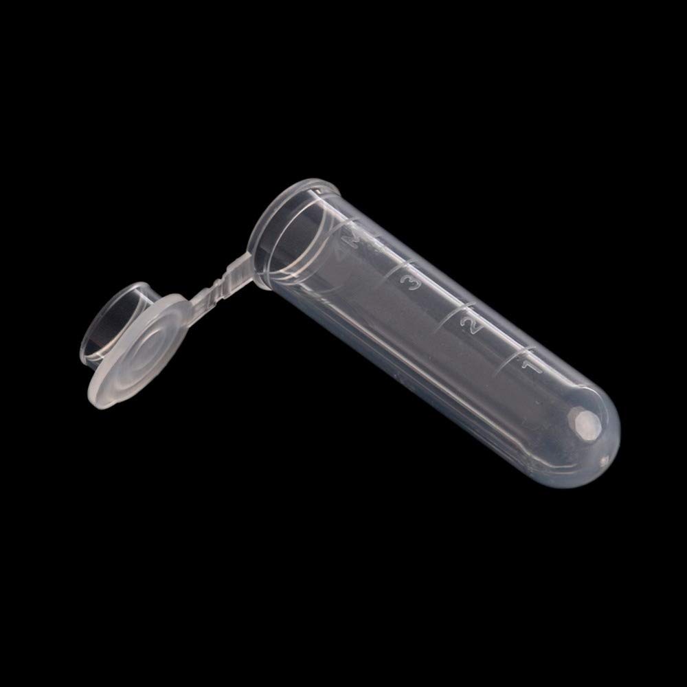 100 szt. 5 ml 10 ml polipropylenowe tuby wirówki PP próbka tuba do przechowywania płynów do podróży laboratoryjnej - 10 ml