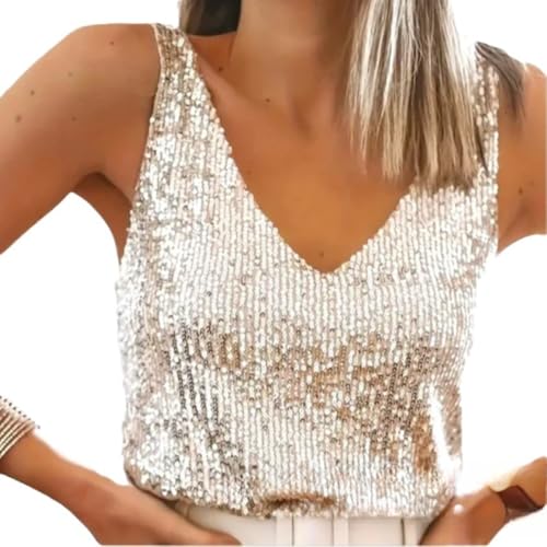 YELLOOP Y2k Spaghetti Straps Top Emo Grunge Shirt 2000s Cute Camisole 2025 Trendy Sequin Tops for Women Sequin Top2