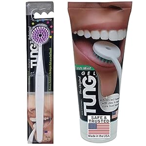 TUNG Borstel en gel tongreiniger Starter Pack