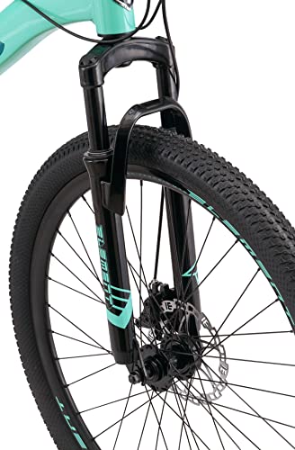 Image of Mongoose Grafton Mountain Bike, 21 Speed, Aluminum Frame, Knobby Mountain Tires, Suspension Fork, Trigger Shifters, Mechanical Disc Brakes
