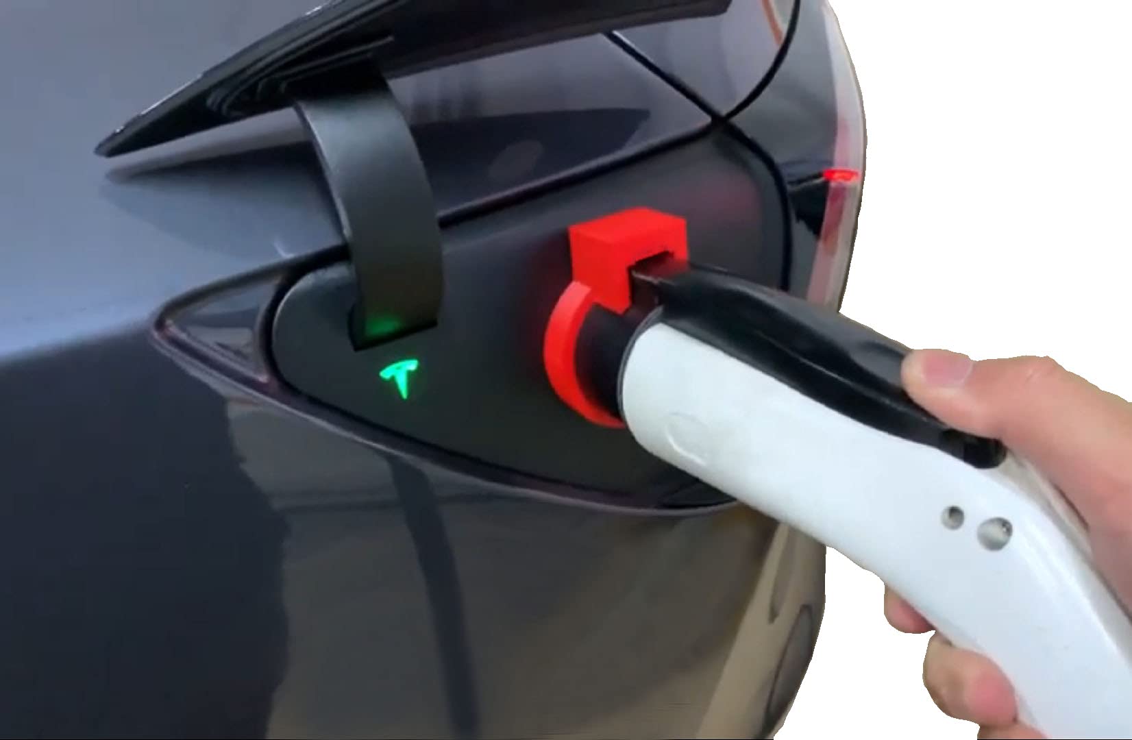 1888 J1772 Charger Adapter Compatible Tesla Model 3/Y/X/S[Security Check ] 80 Amp / 240 AC-Compatible With SAE J1772 Charger[Only For Tesla Car