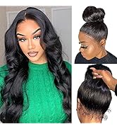Aaliweya 360 Lace Front Wig Human Hair Pre Plucked Body Wave HD Full Lace Wigs Human Hair 360 Bla...