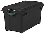 IRIS USA, Inc. SIA-760 WEATHERTIGHT Storage Box, Store-It-All Utility Tote, 87.4 Quart, Black