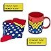 Wonder Woman Coffee Mug & Sock Set- Officially Licensed DC Comics Product