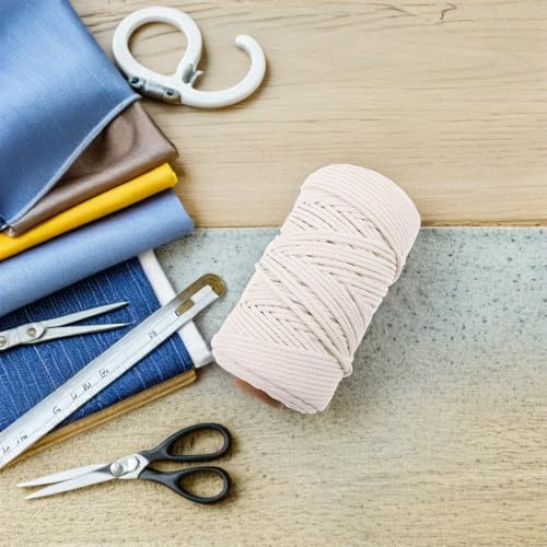 Cordón de macramé de 4mm resistente que no se deshilacha para tejer sin frustración 7
