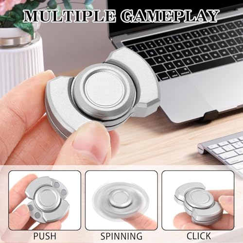 Image of VATTU Slider for Stress Relief, for Focus Enhancement and Relaxation Silvery Stress Relief Toys Adults with Smooth Quiet Operation Ideal