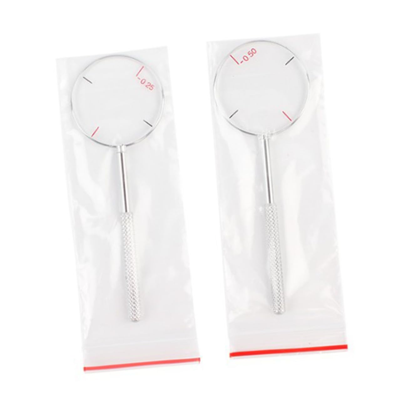 ULTECHNOVO 6 Uds Lente De Cilindro Herramienta Kit Óptico 25 Lente Óptica Cilindro Lente De Cilindro Equipo De Optometría Caso Cilindros Cruzados Gafas Kit De Lentes De