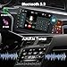 [Upgraded DSP] 7'' Double Din Car Stereo with Wireless Apple Carplay Android Auto, 240W Powerful Sound, FM/AM Radio, 7 Inch LCD Ultra HD Touchscreen, Bluetooth Handsfree, Waterproof Backup Camera, SWC