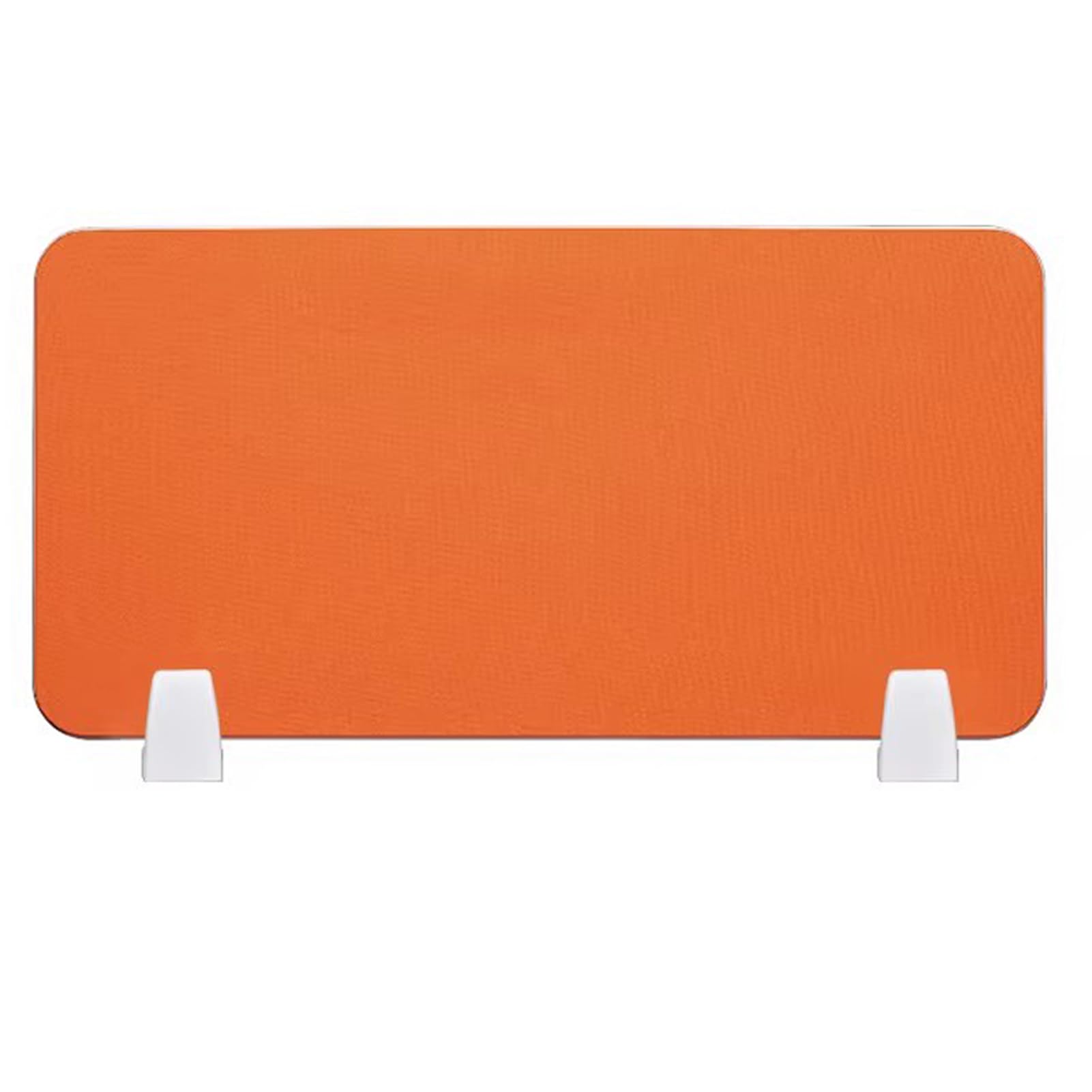 GJZQDKX Acoustic Privacy Desk Divider Soundproof Freestanding Office Partition Rounded Edges for Home Library & Classroom Use (Size: 30x100cm Color: Orange-Red)