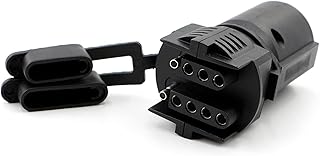 Trailer Light Adapter, from 7 Way to 4 Way 5 Way Trailer Converter 7 pin to 4 pin 5 pin Flat Blade Boat Connector Plug