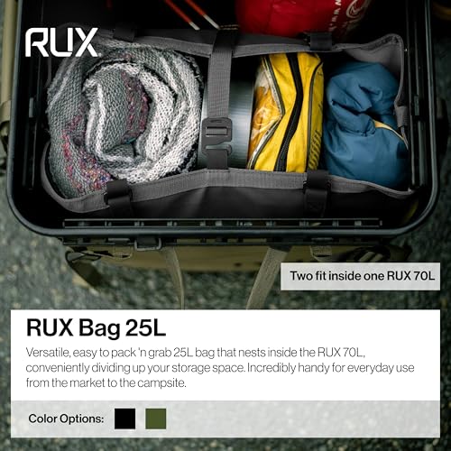 25L Modular Utility Tote (Green) - Lightweight, Flexible Tote Made For Modular Organization - Use It Inside The RUX 70L Or Solo For Everyday Carry And Camp Essentials2