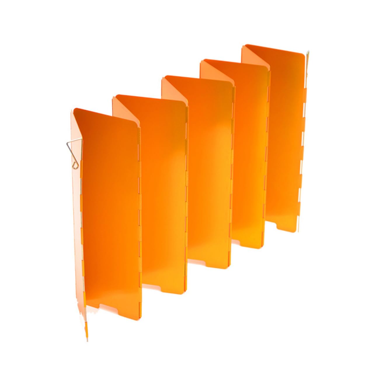 OSOLADY Aluminum Oxidized Windscreen for Camping Stove 10 Pack Windscreen for Outdoor Cooking Hiking with Storage Case