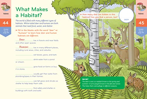 Nature Smarts Workbook, Ages 7–9: Learn about Wildlife, Geology, Earth Science, Habitats & More with Nature-Themed Puzzles, Games, Quizzes & Outdoor Science Experiments