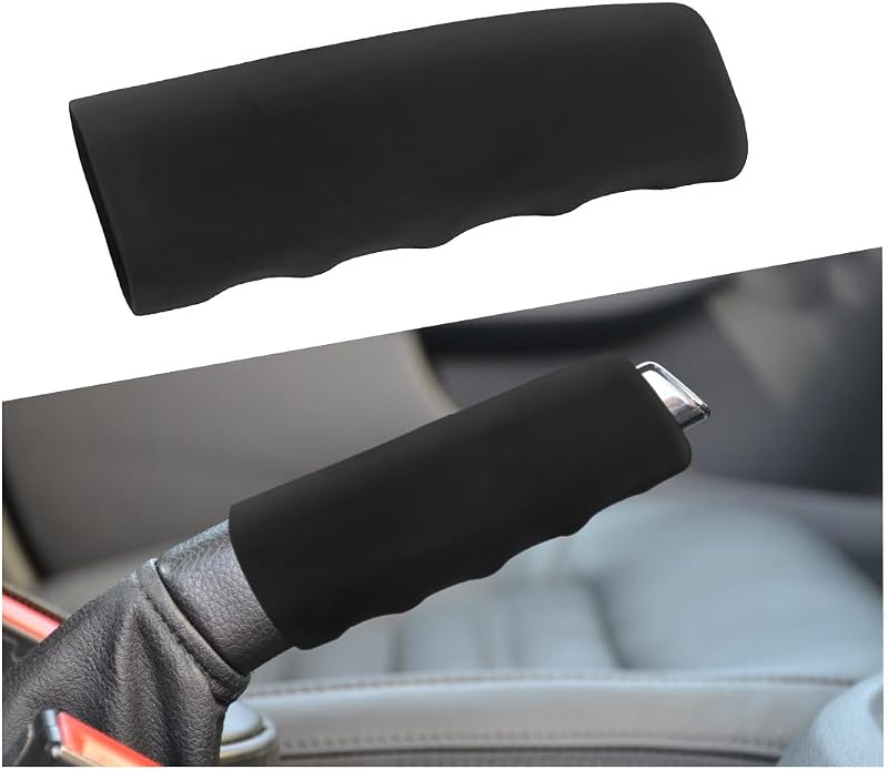 Capa para Alavanca do Freio de Mão Gasedin em Silicone Antiderrapante – Preta, 1 unidade