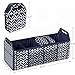 Trunk Organizer for car, Foldable Car Storage Bag Portable Insulation Cooler Bag Collapsible Vehicle Organizer Divider Storage Totes with 4 Compartment Cargo Tote for Groceries Caddy SUV, Navy Blue